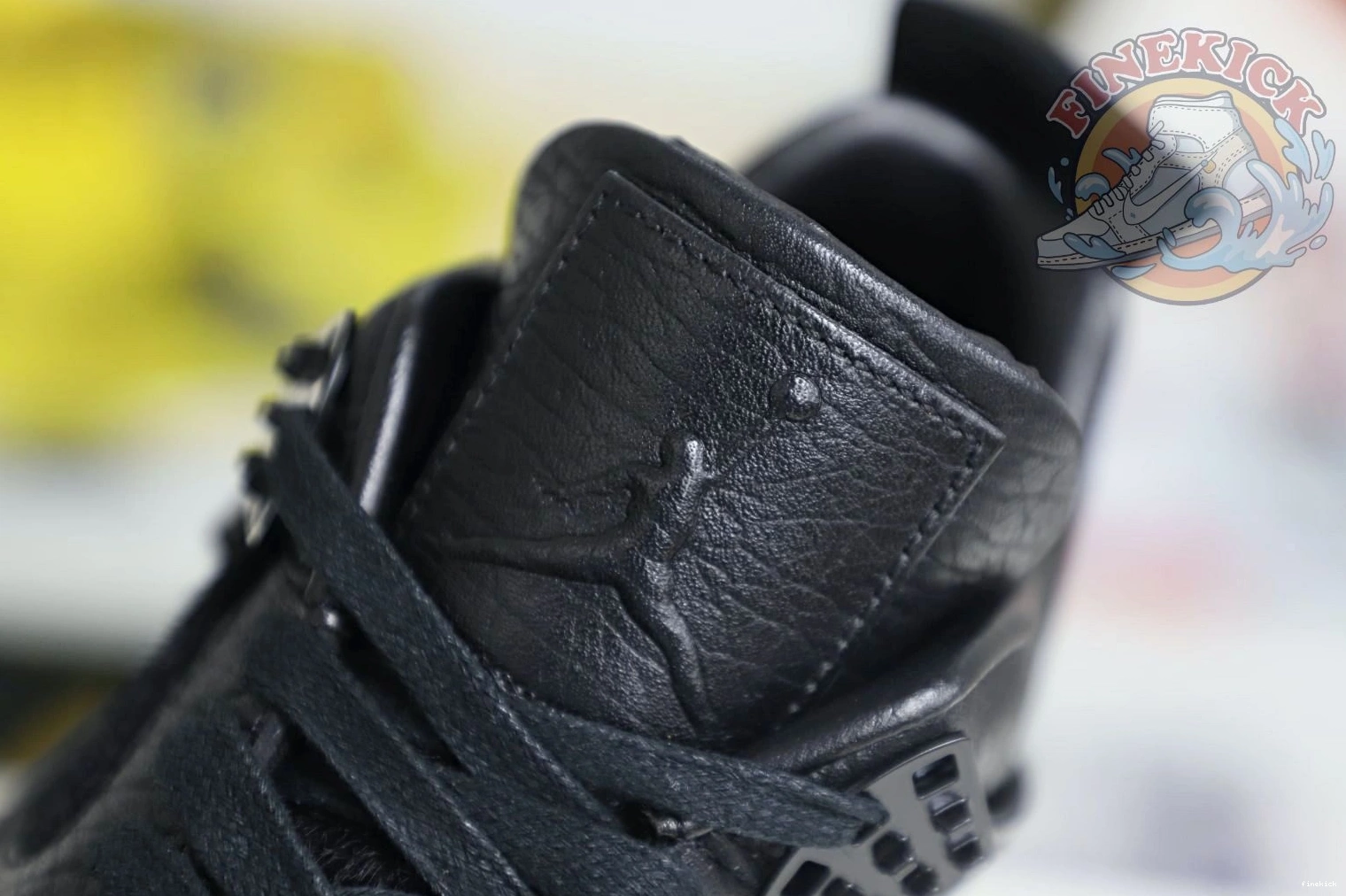 4 Air ponyhair black retro Jordan Jordan 0830